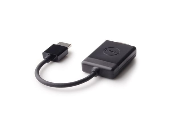 Dell - Videoadapteri - HDMI han til HD-15 (VGA) hun - lajittelu - Inspiron 14 34XX, 15 75XX; Latitude 5289 2-In-1, E7240; OptiPlex 50XX; Precision ...