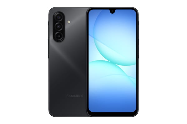Samsung Galaxy A17 , 17 cm (6.7"), 1080 x 2340 pikseliä, 4 GB, 128 GB, 50 MP, musta