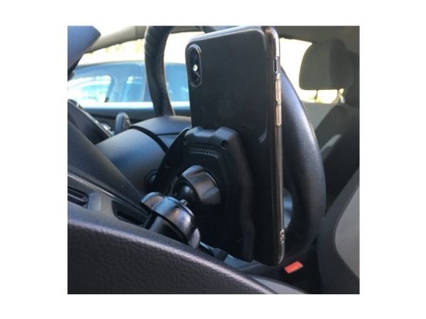 Swissten SV0153268010, Mobiltelefon / smartphone, Passiv hållare, Bil, Svart