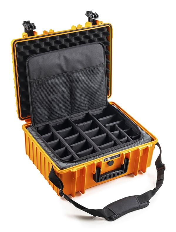 B&W Cases PP.326.TEX, Kova kotelo, Oranssi, Polyesteri, Polypropeeni (PP), Yksivärinen, 32,6 L, -30 - 80 °C