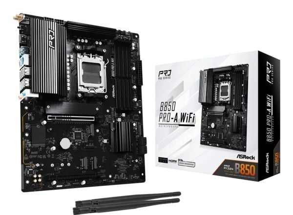 ASRock B850 Pro-A WiFi hovedkort Socket AM5 ATX DDR5