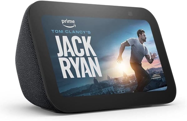 Amazon Echo Show 5 (3 gen.), Amazon Alexa, Suorakulmio, Musta, Charcoal, Android, Fire OS, iOS, MediaTek
