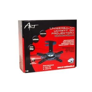 ART P-101, Tak, 15 kg, Sort, -180 - 180°, -15 - 15°, 15,6 cm