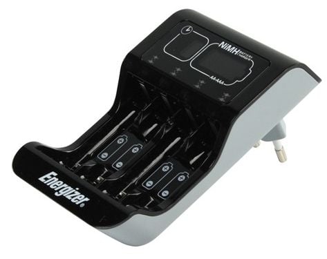 Energizer Pro Charger 639837 batteriladdare för 4 AA, 2000 mAh-batterier ingår