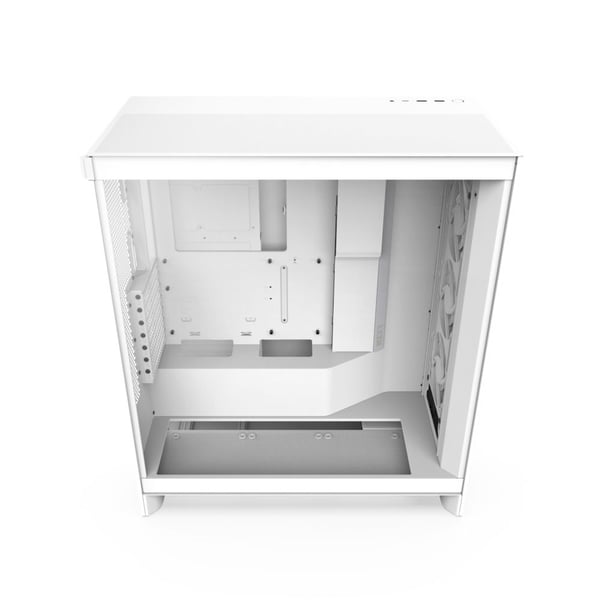NZXT H7 Flow RGB PC-kabinett, E-ATX, midtårn, CM-H72FB-R1, herdet glass, svart