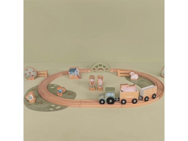 Little Dutch Little Farm, Juna ja ratasetti, Little Farm, 1,5 vuosi/vuosia, Puu, Monivärinen