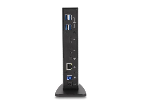 Delock - Dokkingstasjon - USB 3.2 Gen1 - 2 x DP - 1GbE