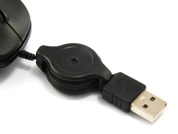 Equip 245103, Ambidextrous, Optisk, USB Type-A, 1000 DPI, Svart