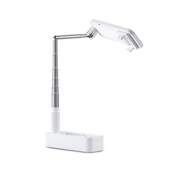 4smarts Selfie Stand LoomiPod Folg, Smarttelefon, Hvit, Alle merker, ABS, Aluminium, Polykarbonat (PC), 360°, 1000 mAh