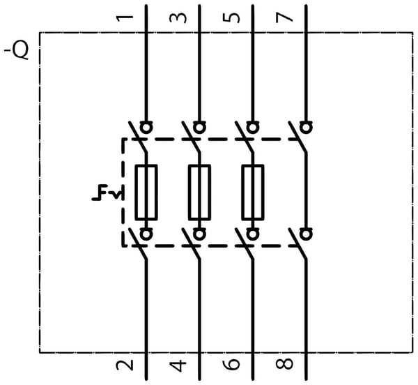 4-napainen 160 A 690 V/AC Siemens 3KF24164LF11