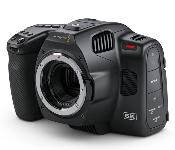 Blackmagic Pocket Cinema Camera 6K Pro videokamera 6K 50 fps, kun kamerahus