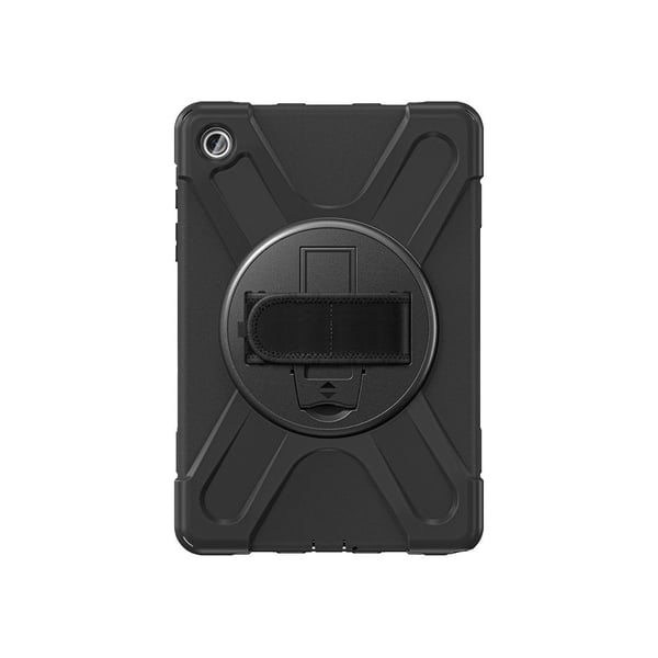 4smarts GRIP - Baksidedeksel for nettbrett - robust - polykarbonat, termoplast-polyuretan (TPU), gummi - svart - for Samsung Galaxy Tab A9+