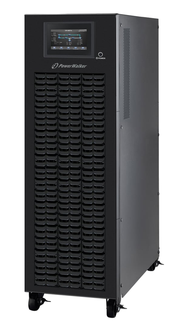 PowerWalker VFI 10K CPG PF1 3/3 BE, Dobbeltkonvertering (Online), 10 kVA, 10000 W, Ren sinus, 190 V, 520 V