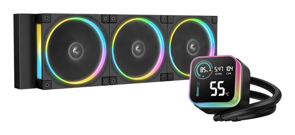 DeepCool LQ360 ULTRA ARGB CPU-vannkjøler 360 mm radiator, svart