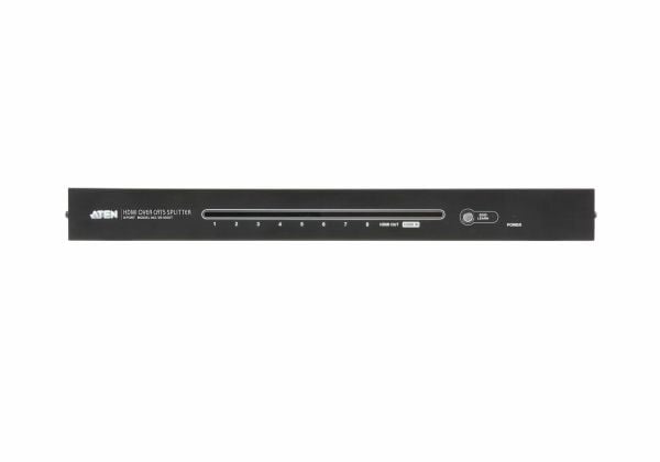 ATEN VS1808T-AT-G, HDMI, HDMI, 1920 x 1080 pikseliä, Musta, Metalli, Full HD