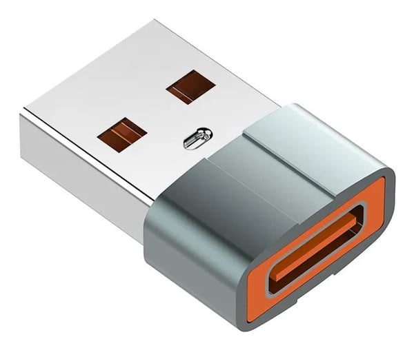 ColorWay - USB-adapter - USB-C (hunn) til USB (hann) - USB 2.0 - 3 A - grå