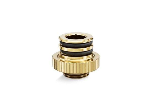 EK 3831109909010, Liitin, Messinki, Kulta, 1/4", 1 kpl