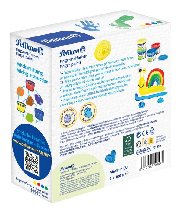 Pelikan 701570, Sininen, Vihreä, Punainen, Keltainen