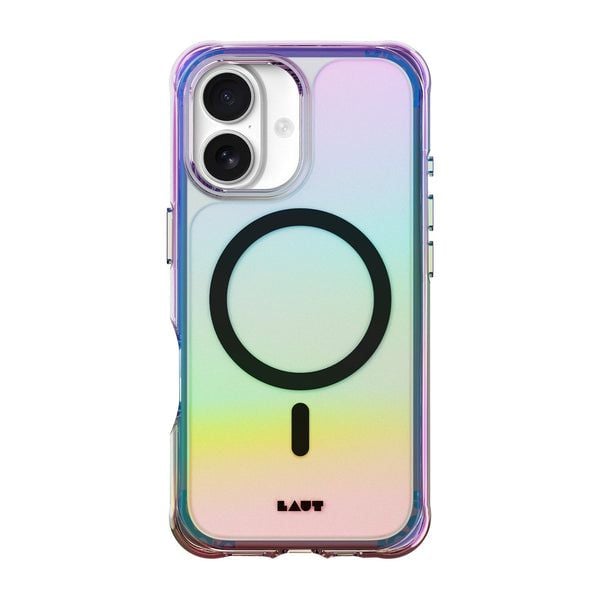 LAUT AERO HOLO, Suojus, Apple, iPhone 17, 16 cm (6.3"), Monivärinen, Läpinäkyvä