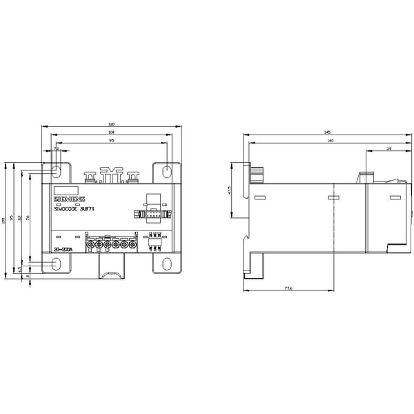 Siemens 3UF7113-1AA01-0, 172 mm, 145 mm, 137 mm, 675 g, 1 kpl