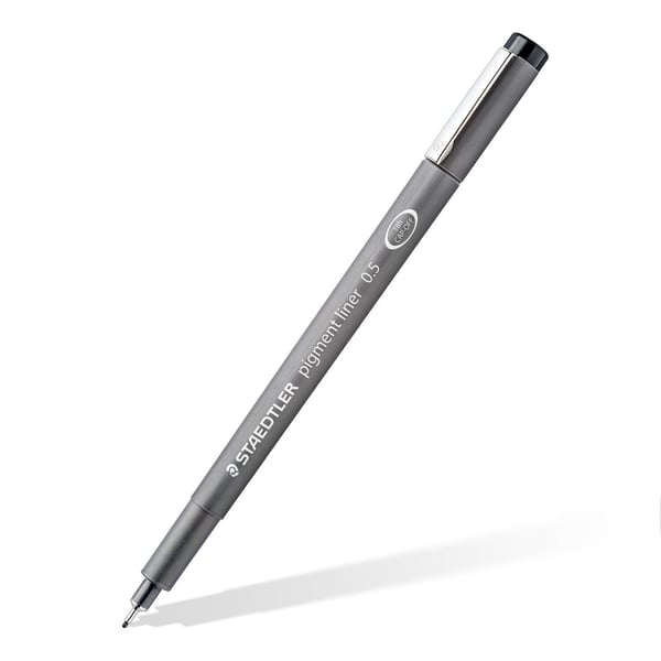 STAEDTLER pigment liner 308 - Fineliner - blå - fargeblekk - 0.5 mm