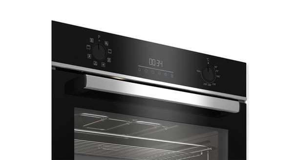 Beko BBCM13300X - Ovn - innebygd - fordypning - bredde: 56 cm - dybde: 55 cm - høyde: 45 cm - med selvrens - Klasse A - rustfritt stål
