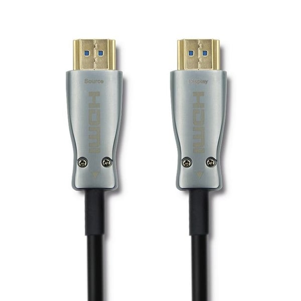 Qoltec - HDMI-kabel - HDMI hann til HDMI hann - 10 m - svart, sølv