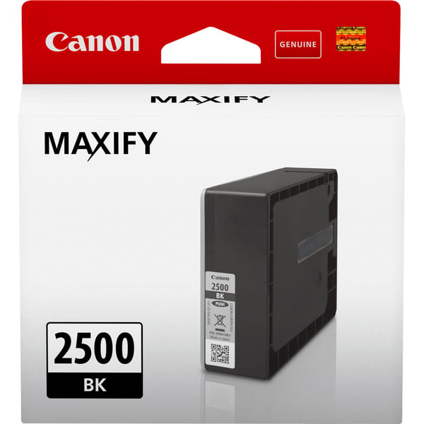 Canon PGI-2500 BK - 29.1 ml - svart - original - blekkbeholder - for MAXIFY iB4050, iB4150, MB5050, MB5150, MB5155, MB5350, MB5450, MB5455