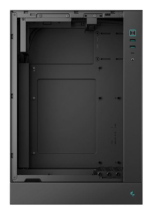 DeepCool CH170 PLUS PC-kabinett Micro-ATX/Mini-ITX herdet glass uten PSU svart