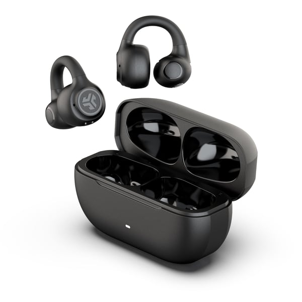JLab Flex Open Ear true wireless-hörlurar, svart