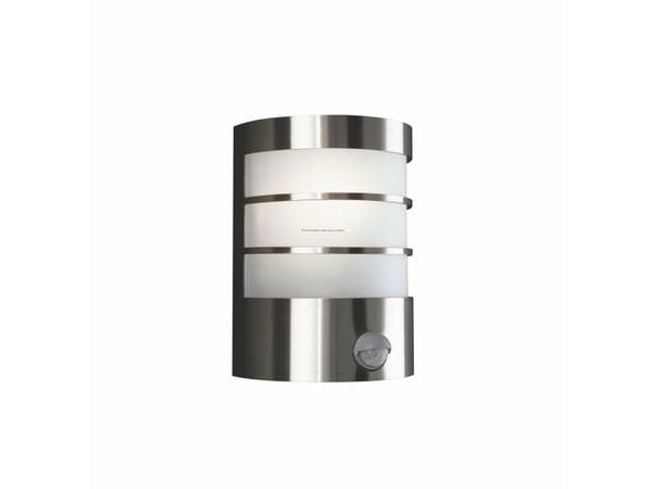 Philips myGarden Calgary vägglampa 60 W E27 ljuskälla medföljer inte, Väggbelysning för utomhusbruk, Rostfritt stål, Glas, Metall, IP44, Terass, Tr...
