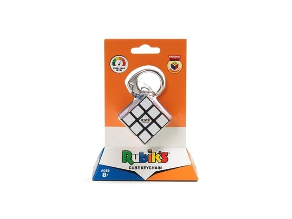 Spin Master Rubiks kube nøkkelring 3x3 Rubiks kube