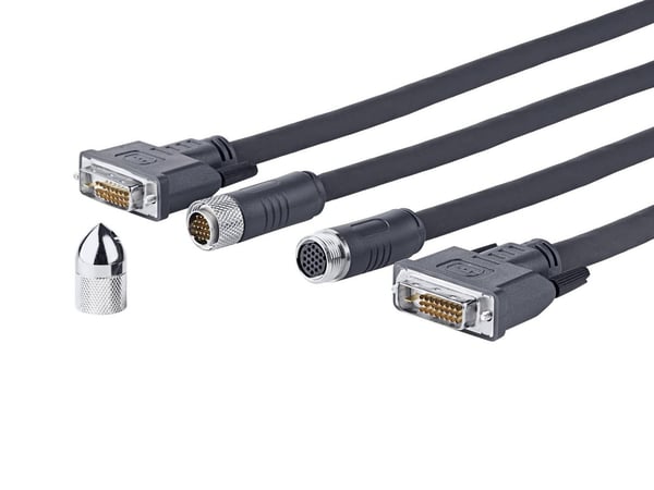 VivoLink Pro Cross Wall - DVI-kabel - DVI-D (hann) til DVI-D (hann) - 10 m - tommelskruer