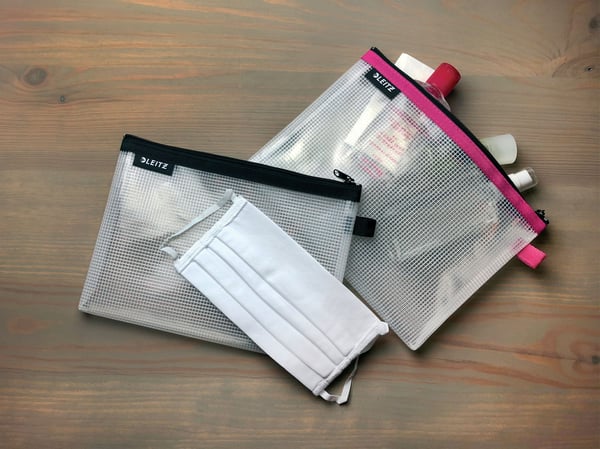 Leitz WOW Travel - Kosmetikkpose for liten flaske - EVA-folie - svart
