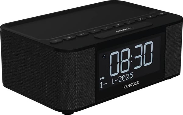 Kenwood CR-ST 55 DAB, Klokke, DAB, DAB+, FM, Svart, Knapper, Radio/lydsignal, Batteri