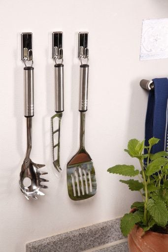 TESA 58051-00010, Innendørs, Kjøkkenkrok, Metallisk, 2 stykker