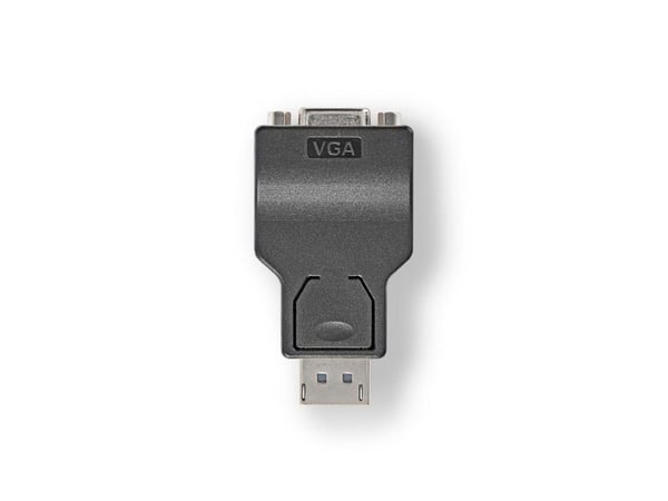 Nedis - Video adapter - DisplayPort (hann) til HD-15 (VGA) (hunn) - svart