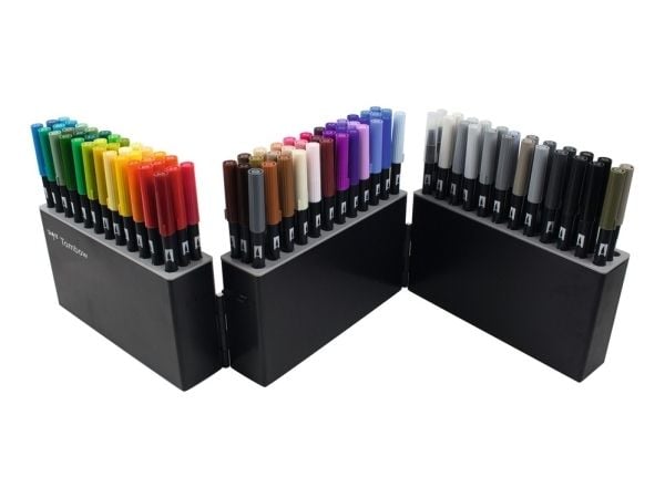 Marker Tombow ABT Dual Brush 108 stk. ass. farver i display boks