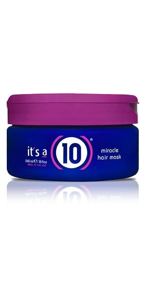 Det er et 10 MIRACLE, Unisex, Beskadiget hår, Tørt hår, Havrekjerneekstrakt Aprikoskjerneolje Søtmandelolje Linfrøekstrakt