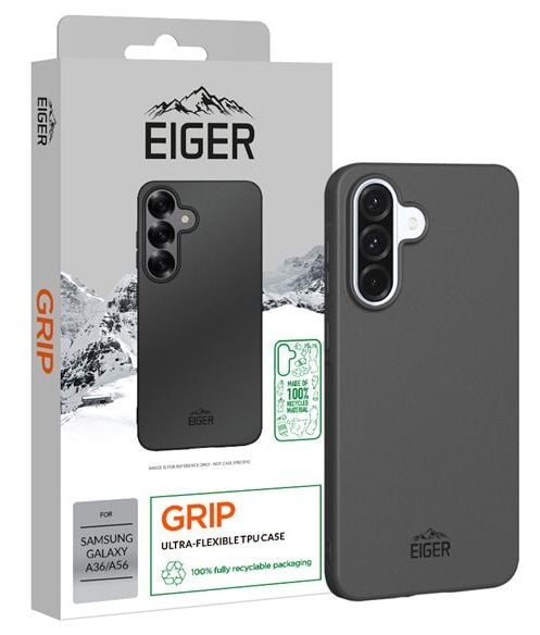 EIGER EGCA00719, Mobilskal, Samsung, Galaxy A56 / A36, 17 cm (6.7"), Svart