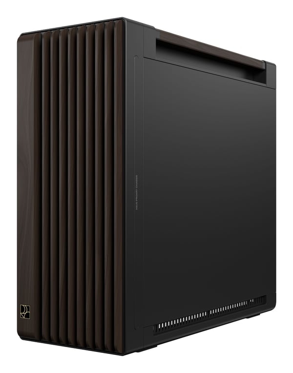 ASUS ProArt PA602 miditornikotelo E-ATX, moderni musta, pähkinäpuu