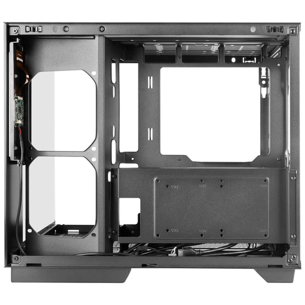 Mars Gaming MCMIRAGE, Midi Tower, PC, Svart, ATX, micro ATX, Mini-ITX, Härdat glas, Spela