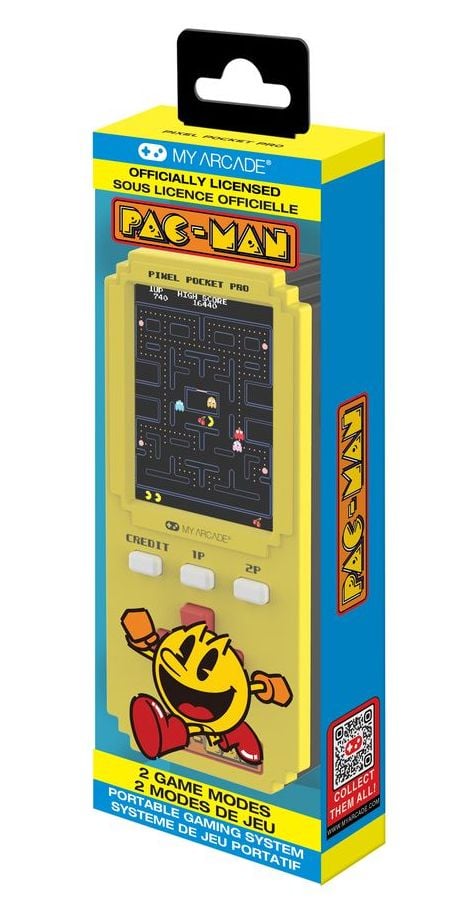 My Arcade Pixel Pocket Pro - Håndholdt spillkonsoll - PAC-MAN