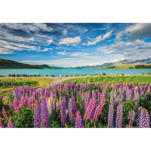 Clementoni Puslespil HQC Lupins at Lake Tekapo, 1500 brikker