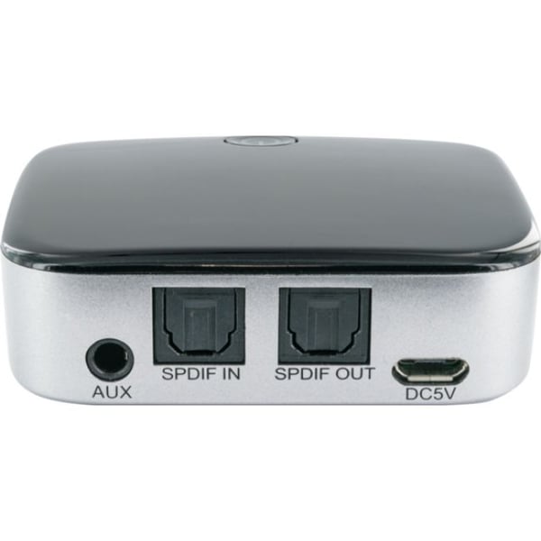 Schwaiger DAR100 513, Bluetooth, USB, A2DP, AVRCP, 10 m, 0,8 m, Svart, Sølv