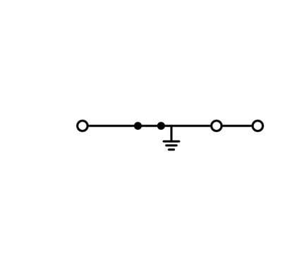 Wago beskyttelsesskinnetilkobling 1,5mm2 gul-grønn (2001-1307)