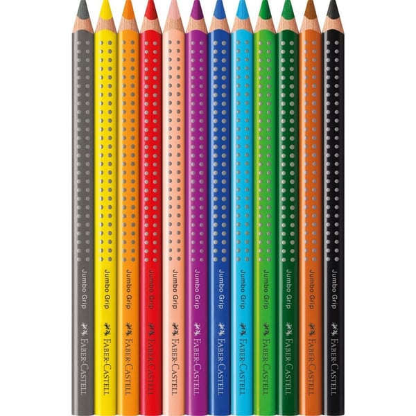 Faber-Castell Jumbo GRIP - Färgpenna - 3.8 mm (paket om 12)