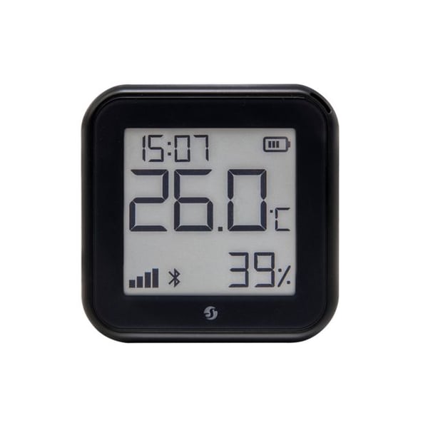 Shelly Plus H&T - Avancerad fukt- och temperatursensor - Svart