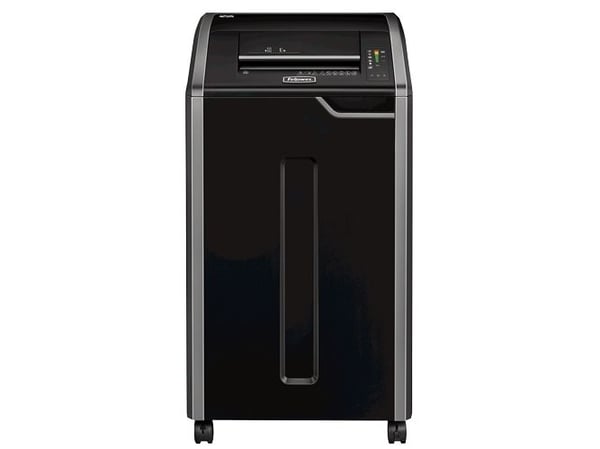 Fellowes 100063597, Mikrokutt-makulering, 1 - 5 mm, 121 l, 5000 ark, 10 ark, Svart