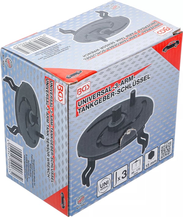 BGS technic Universal 3-Arm Tank Sensor Wrench, 1,02 kg
